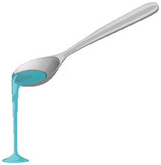 Pouring Liquid from a Spoon