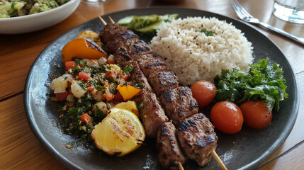 Wholesome Homemade Lunch: Rustic Restaurant Charm, Healthy Eating meal food tasty dinner foodie     