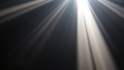 Heavenly Light Rays Abstract Background with Bright Sunbeams