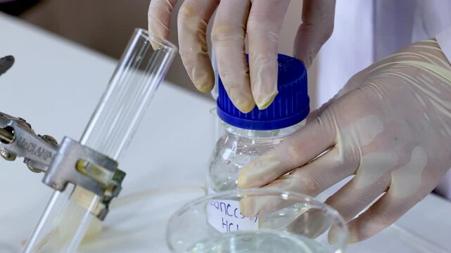 Zinc and Hydrochloric Acid Reaction