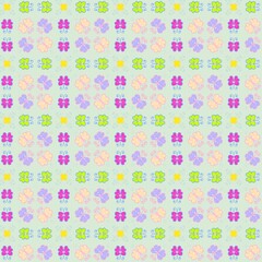 seamless pattern with hearts,butterflies 