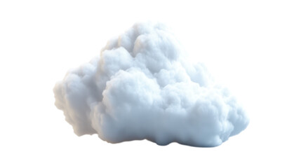 Soft white clouds floating in a serene sky during a clear day