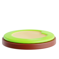 Sand Bunker with Green Border