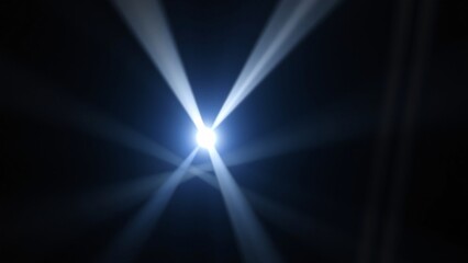 Bright Light Rays Exploding from Center, Abstract Background