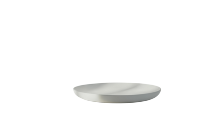 Elegant minimalist serving plate on a light background showcasing simple design and functionality in dining settings