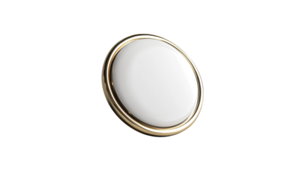Decorative round mirror with gold frame showcasing simple elegance for home interior design