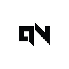 QV monogram logo design letter text name symbol monochrome logotype alphabet character simple logo