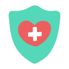 Fototapeta premium Hand Drawn Medical Health Icon