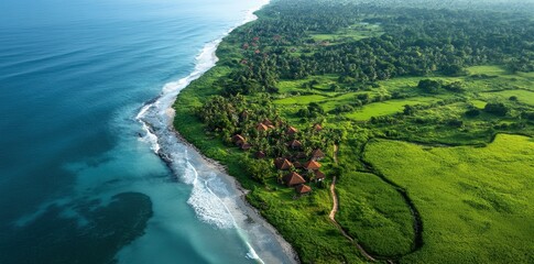 Coastal erosion endangers a picturesque village, highlighting the urgent need for environmental protection.
