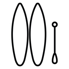 SUP boarding design elements. Stand up paddling and badges. 