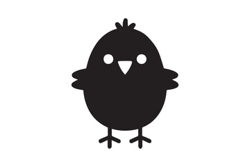 Chick Hatch Surprise icon vector, silhouette, illustration