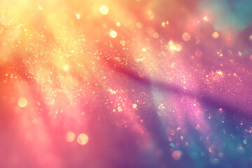 Abstract blurry lights on a dark background.