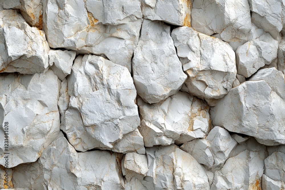 Poster close up image of a textured rock wall with various colors and natural patterns