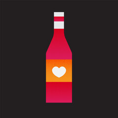 Bottle Valentine's Icon