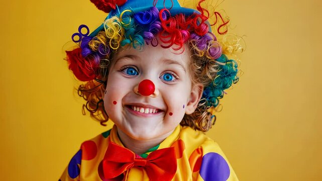The Colorful Clown Child