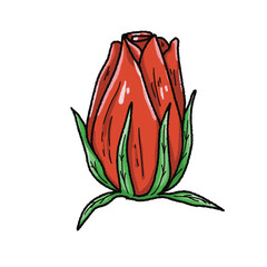 Valentine’s Day Rose Clipart Set – Hand-Drawn Floral PNG with Transparent Background