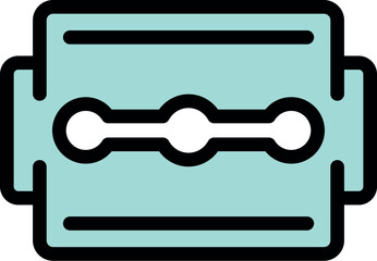 Clean, sharp razor blade ready for a close shave, offering precision and efficiency in grooming