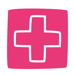 Medical Symbol Hand Drawn