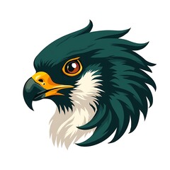 Fototapeta premium bald eagle head logo