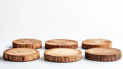 Rustic Round Wood Slabs: Natural Charm for Home Decor and Craft Projects