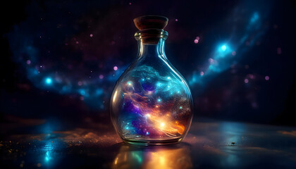 ガラス瓶の中の宇宙