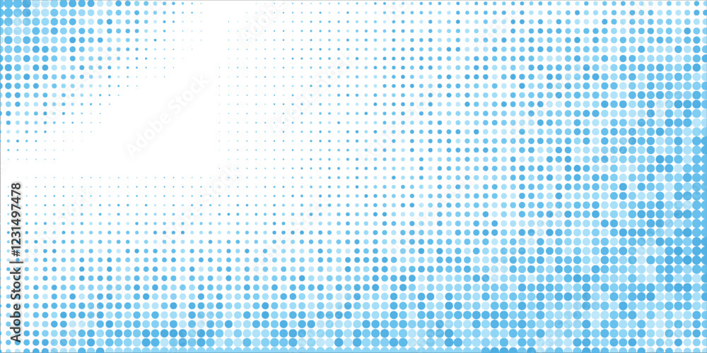 Sticker light blue vector template with circles. abstract illustration with colored bubbles in nature style.