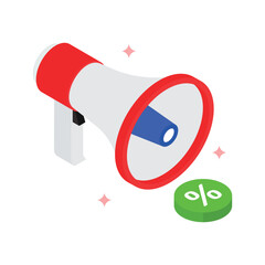 Discount Offer Vector Filled Icon Style. Eps 10 File 