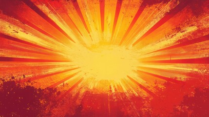 Fiery sunburst explosion background texture