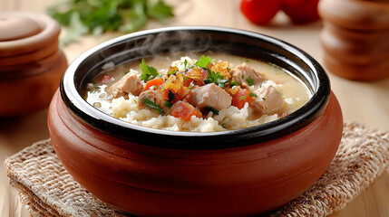  chicken yakhni bowl