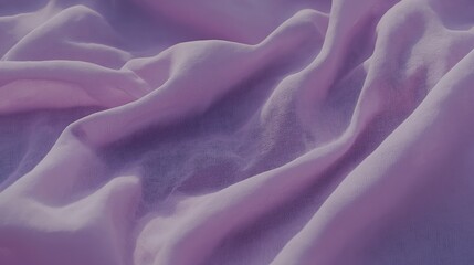 Obraz premium Abstract Pastel Purple Pink Fabric Texture Undulating Soft Light, Dreamy Ethereal Mood
