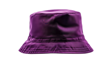 Vibrant purple bucket hat displayed against a solid background for fashion and casual wear enthusiasts