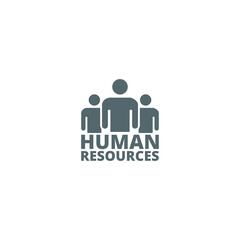 Human resources icon isolated on transparent background