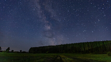 night starscape in the countryside