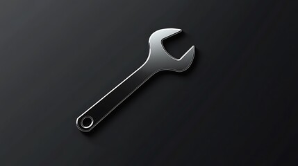 Automotive Service Logo with a Wrench Symbol and Modern Design – Professional Car Repair