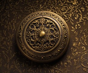 A luxurious vintage royal golden background with intricate textures, exuding timeless elegance and regal charm. Perfect for high-end design, invitations, or historical themes