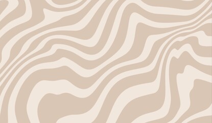 Swirl hypnotic beige and brown spiral abstract background. flat geometric illustration. design for banner, website, leaflet, brochure, poster.