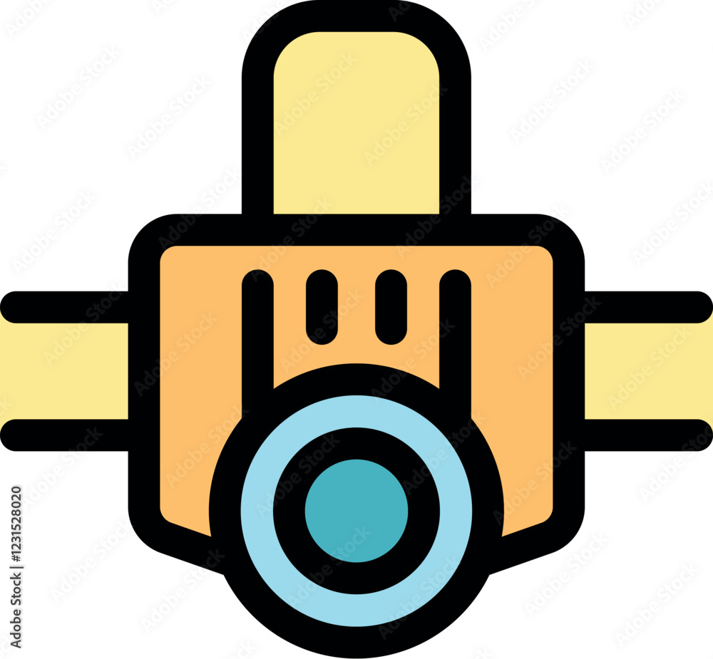 Poster gas meter is measuring gas consumption, with indicator showing usage level, providing important info