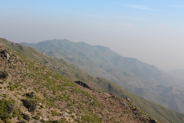 Fototapeta premium view from the top of mountain