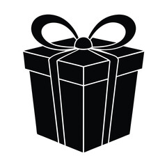 Gift box silhouette design for special occasions and celebrations