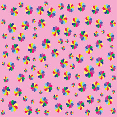 seamless pattern with confetti
