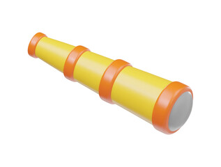 3d telescope icon