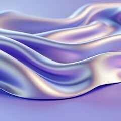 Elegant purple silk fabric draping smoothly.