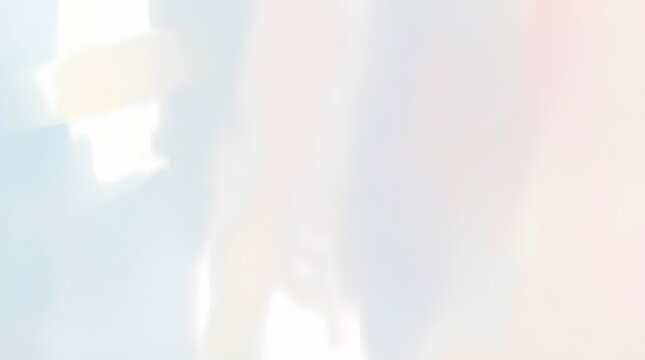 An abstract image with soft, pastel colors blending seamlessly, creating a calming and ethereal atmosphere. The style is impressionistic with a smooth texture, depicted in a square format with