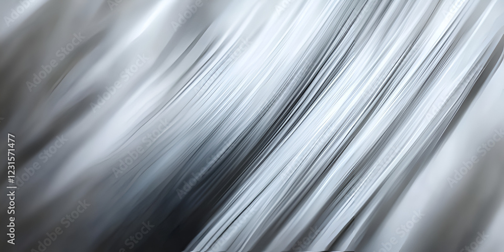 Poster abstract silver lines: a captivating abstract design featuring an array of shimmering silver lines f