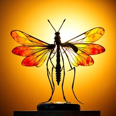 dragonfly on a flower