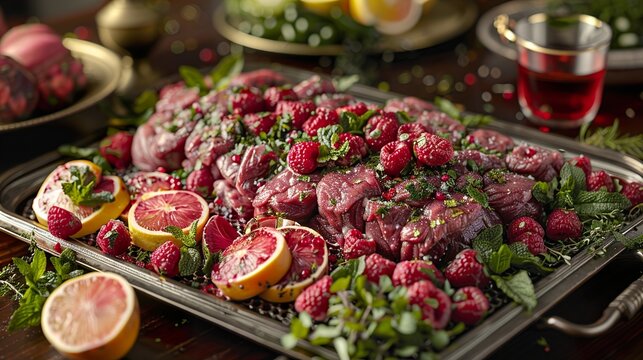 Moroccan Boulfaf for Eid Al-Adha  HD 8K wallpaper Photographic Image