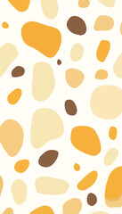 Abstract Yellow and Brown Pattern