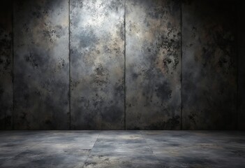 Dark Metal Room Background