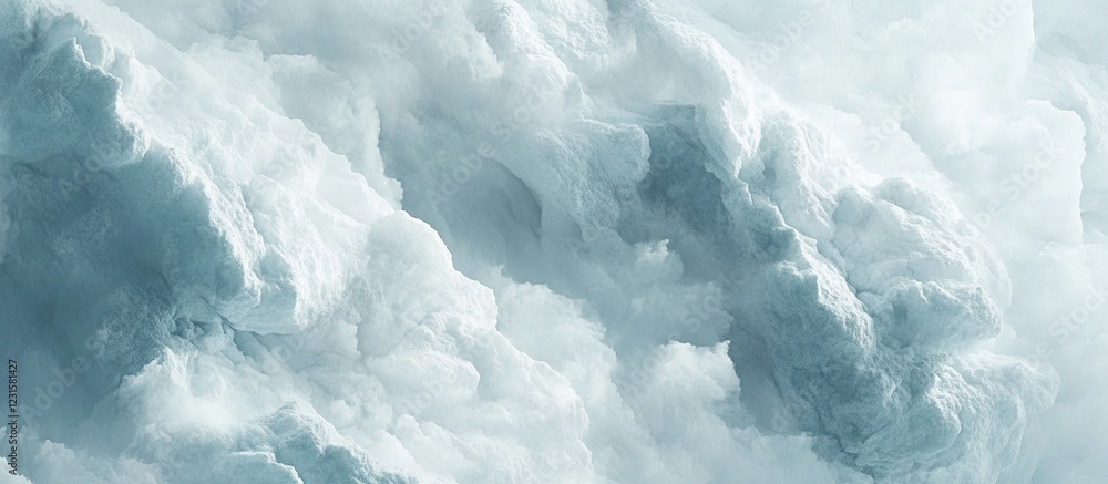 Poster Elegant glacial white marble texture with soft gray veining creates a sophisticated backdrop ideal for luxury design projects and modern aesthetics.