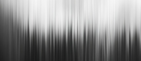 Obraz premium Abstract vertical lines in shades of black, white, and gray creating a textured gradient effect, with light transparency at the top and darker tones below.